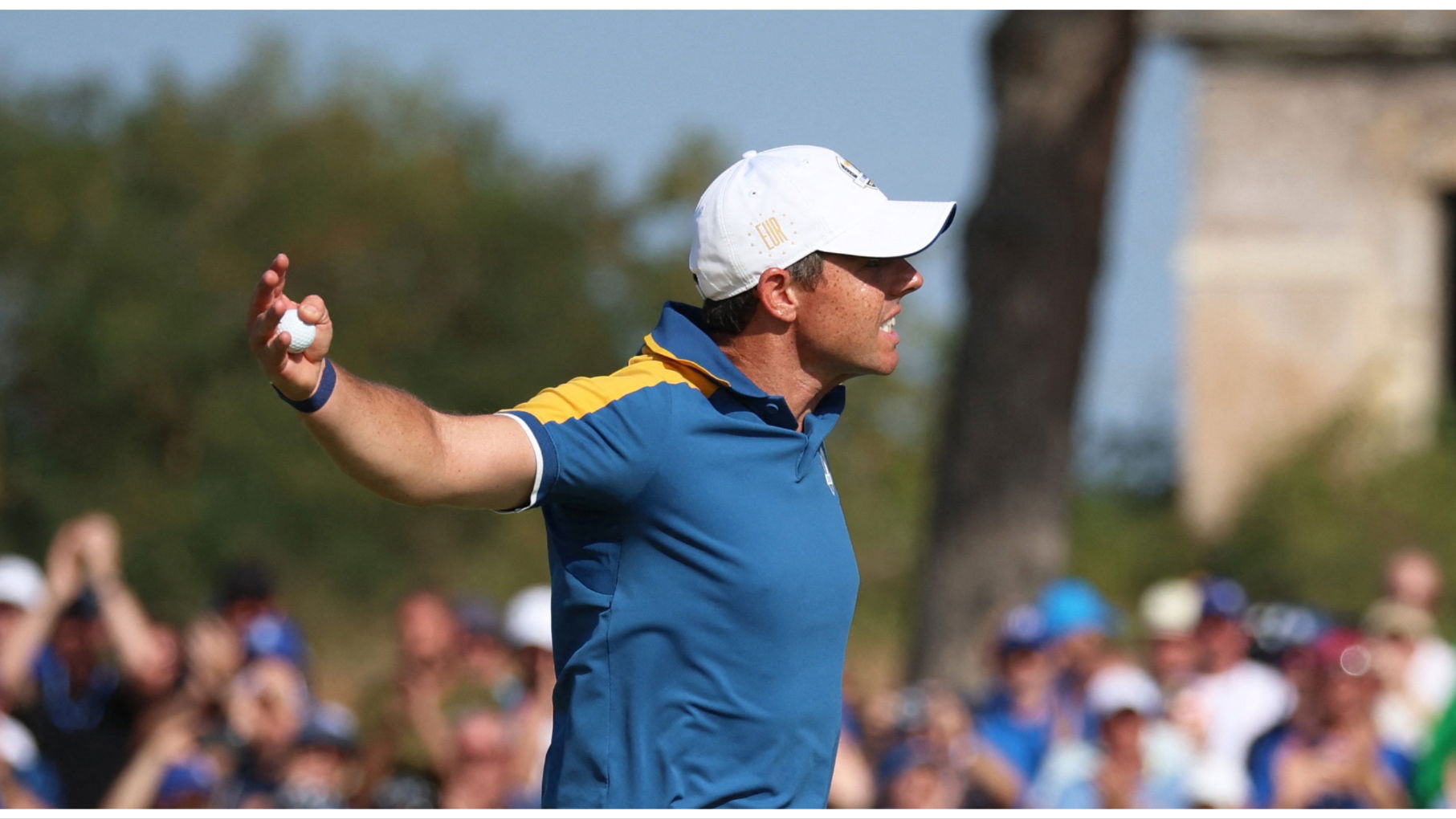 Rory McIlroy fights back tears at Ryder Cup as he denies meeting Joe LaCava